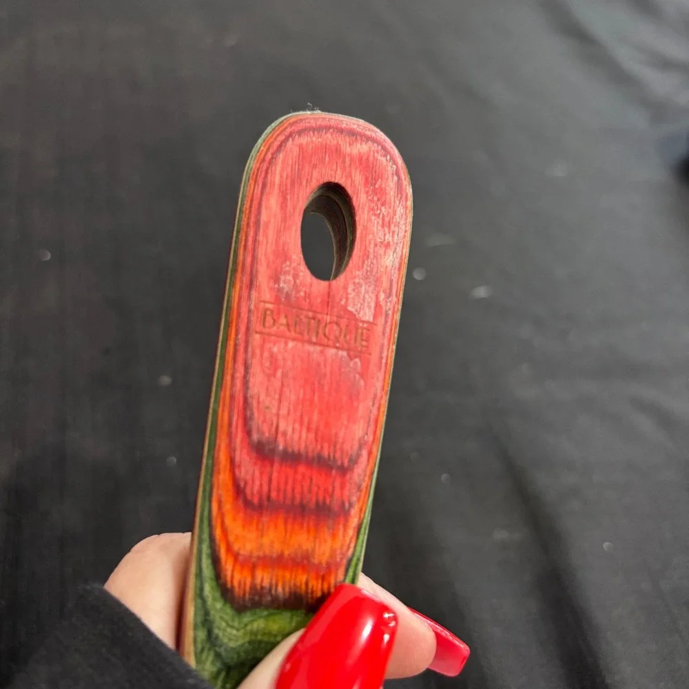 Baltique Marrakesh Collection Birch Wood Spatula Rainbow Multicolor Turner 12.5